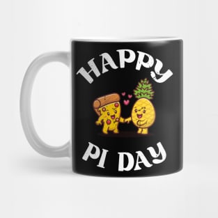 Happy Pi Day Math Teacher Gifts Leopard Rainbow Pineapple Mug